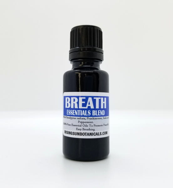 Breath Aromatherapy Essentials Blend - 100% Pure Essential Oils – Rising  Sun Botanicals