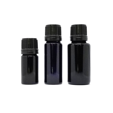 authentic, swiss made, uv blocking, miron violet glass bottle with euro dropper cap. sizes 5ml, 10ml, 15ml, 30ml, 50ml, 100ml. protective storage for essential oils, tinctures, cosmetics, aromatherapy, perfumery.